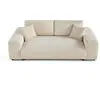 Image de Lisa design Canapé droit Garance 3 places - Beige