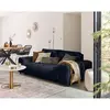 Image de Lisa design Canapé droit Garance 3 places - Bleu foncé