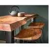 Image de Lisa design Tabouret de bar Djoda lot de 4 - Noir