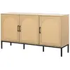 Image de Bestmobilier Buffet bas Nagato - Bois