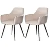 Image de Lisa Design Fauteuils Lormi (2 pièces) - Beige