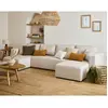 Image de Bestmobilier Canapé panoramique Topaze - Beige