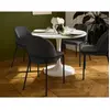 Image de Imelda - lot de 4 chaises - en tissu - gris anthracite