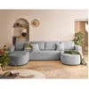 Image de Bestmobilier Miro canapé modulable en U - Gris