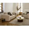 Image de Bestmobilier Canapé droit Topaze 2 places - Beige