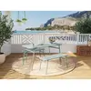 Image de Bestmobilier table et bancs de jardin - Vert