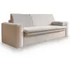 Image de Wilson - canapé droit 3 places convertible avec coffre en tissu et tissu texturé