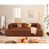 Image de Lisa design canapé droit 3 places Stella - Terracotta