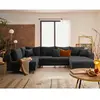 Image de Lisa design Rune canapé panoramique - Anthracite