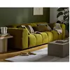Image de Lisa design canapé droit 3 places - Vert