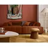 Image de Lisa design canapé droit 4 places - Rouille