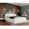 Image de Orane - lit coffre - 180x200 cm - en tissu bouclette