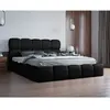 Image de Mariposa - lit coffre - 160x200 cm - sommier inclus - en velours