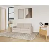 Image de Julia - canapé lit 3 places convertible express couchage quotidien 140 cm matelas 18 cm en