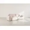 Image de Bestmobilier Nicole canapé droit convertible - Taupe
