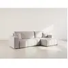 Image de Nicole - Canapé d'angle réversible 5 places convertible avec coffre en tissu