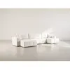 Image de Bestmobilier Canapé panoramique Nicole - Beige