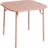 Image de Table de jardin carrée rose blush Week-End - Petite Friture