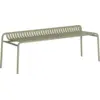 Image de Banc de jardin bas en aluminium vert jade Week-End - Petite Friture