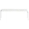 Image de Table basse de jardin blanche 127 cm Week end - Petite friture