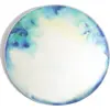 Image de Miroir aquarelle en aluminium bleu et jaune extra large Francis - Petite Friture