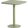 Image de Table de bistrot carrée outdoor vert jade Week end - Petite friture