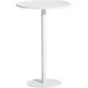 Image de Table haute ronde outdoor blanche Week end - Petite friture