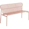 Image de Banc de jardin rose blush Week-End - Petite Friture
