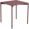 Image de Table de jardin carrée rouge brun Fromme - Petite friture