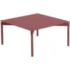 Image de Table basse en aluminium rouge brun Fromme - Petite Friture