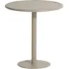 Image de Table de bistrot de jardin ronde en aluminium dune 75cm Week end - Petite friture