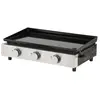 Image de Plancha au gaz, 3 brûleurs - Inox