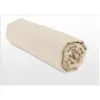 Image de LOVELY HOME Drap housse 180 x 200 cm - Bonnet 30 cm - Beige clair