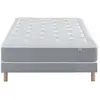 Image de Ensemble Matelas Douces Nuits Mary Mousse HR 55kg/m3 + Sommier Base Morpho 160x200 - Double Sommier