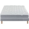 Image de Ensemble Matelas Douces Nuits Remory 667 ressorts ensachés + 2 cm Viscoélastique + Sommier Base Ferme 140x200
