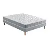 Image de Ensemble Matelas Douces Nuits Maeva Mousse HR 35g/m3 + Sommier Base Morpho 180x200 - Double Sommier