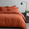 Image de Parure housse de couette 100%satin de coton 70 fils, Sati