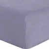 Image de Drap housse uni 140x190 bonnet:30 lin lavé 160