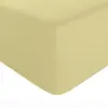 Image de Drap housse uni 140x190 bonnet:30 lin lavé 160