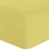 Image de Drap housse uni 140x190 bonnet:30 lin lavé 160