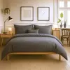 Image de Parure housse de couette 100% coton 57fils, Essentiel