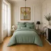 Image de Housse de couette 100% satin de coton 105 fils uni, DESIR