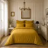 Image de Housse de couette 100% satin de coton 105 fils uni, DESIR
