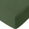 Image de Drap housse bonnet:30cm 100%gaze de coton lavé, Pur