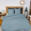 Image de Parure de couette 100% percale de coton 65fils, Mura