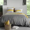 Image de Parure housse de couette imprimée 100% coton 57fils STUDT