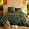 Image de Parure housse de couette imprimée 100% coton 57fils ROMANA
