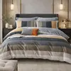 Image de Parure housse de couette 3 pcs 240x220 cm en percale de coton 80 fils Urbane