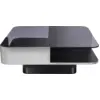 Image de Table basse carrée en inox et verre fumé Lounge - RED Edition