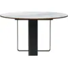 Image de Table à manger ronde en marbre statuario 130 cm Felice - RED Edition